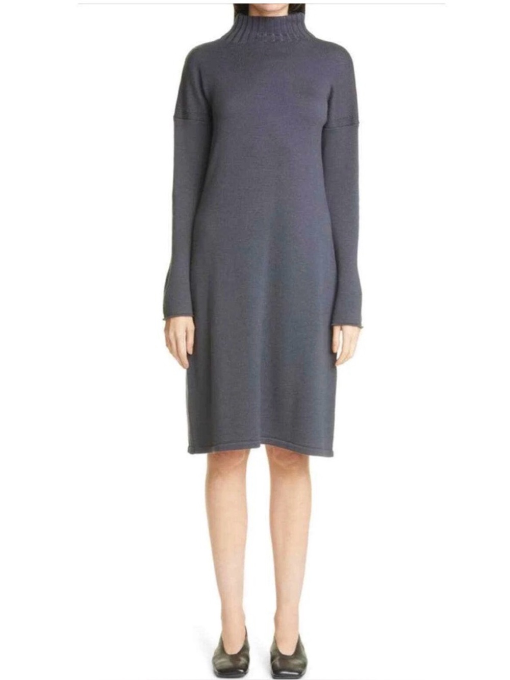 Max Mara Leisure | Navile Wool mock turtleneck sweater dress women’s size L